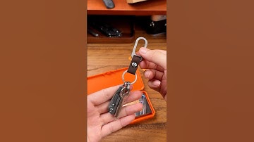 Is This the Toughest EDC Keychain Clip Yet? #edc #edcorganizer #clip