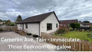 Three Bedroom Immaculate Bungalow - Tain - Mature garden - £240K