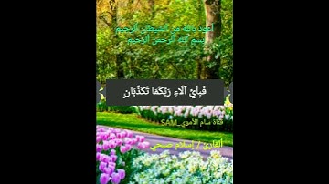 وَلِمَنْ خَافَ مَقَامَ رَبِّهِ جَنَّتَانِ 🌴 قرآن كريم 🌴 ماتيسر من سورة الرحمن 🌴