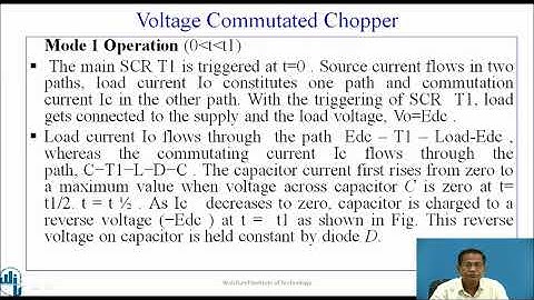 Voltage Commutated Chopper