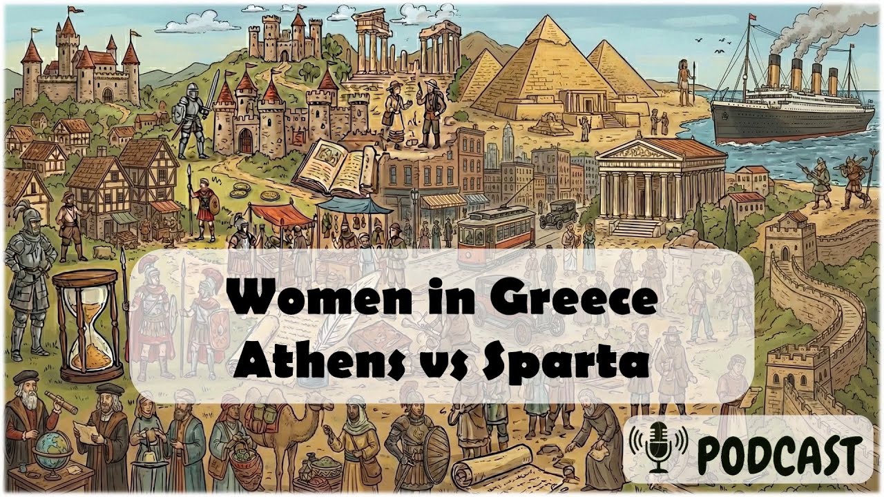 Women in Greece Athens vs Sparta (Podcast)