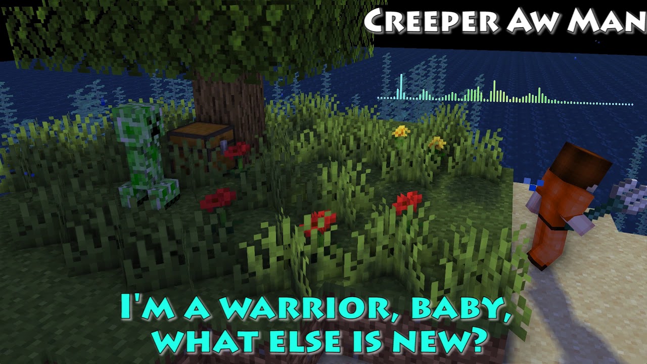 🎧MineImator Creeper Aw Man Song (Lyrics)🎧 YouTube