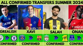 🔥LATEST CONFIRMED TRANSFERS SUMMER 2024, ONANA TO ARSENAL✅ XAVI TO BARCELONA ✅