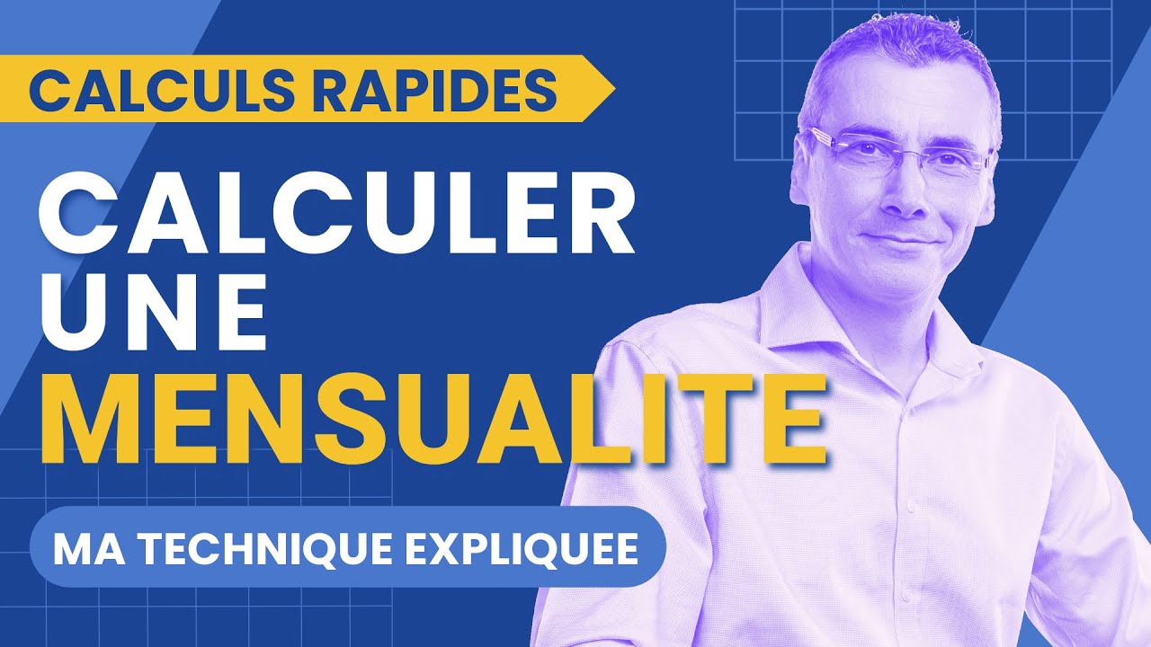 FINANCEMENT IMMOBILIER : calcul mensualité crédit. Vidéo 2/4