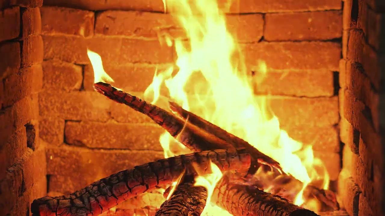 Relaxing Fireplace Ambience and Piano for Sleep, Healing Vibes and Mental Peace