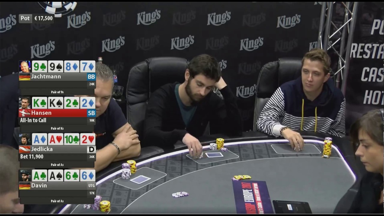 116k pot 100/100 plo preflop multiway all in feat. jachtmann, gus hansen, niki jedlicka and davin