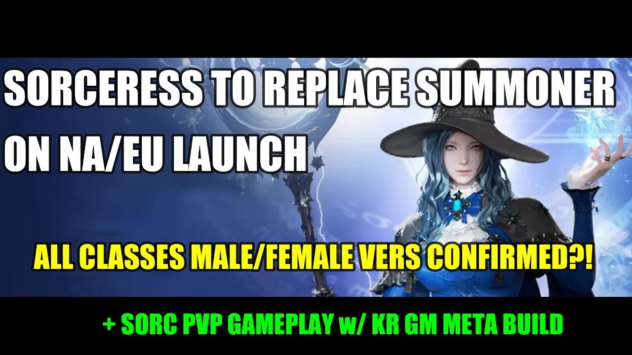 SORCERESS RELEASE - REPLACES SUMMONER NA/EU LAUNCH + GM SORC META BUILD PVP GAMEPLAY (Lost Ark)