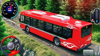 Real Hill Bus Driving Simulator - Bus Driver 3D 2025 Android Gameplay  screenshot 1