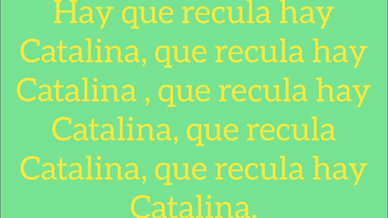 CATALINA karaoke YouTube