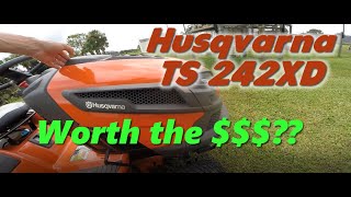 Reviewing the Husqrvarna TS 242XD Tractor After 10 Hours of Mowing!