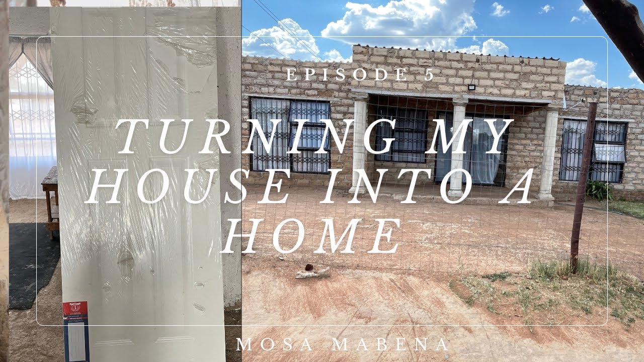 Turning my house into a home Eps 5 | last day of painting | New door ...