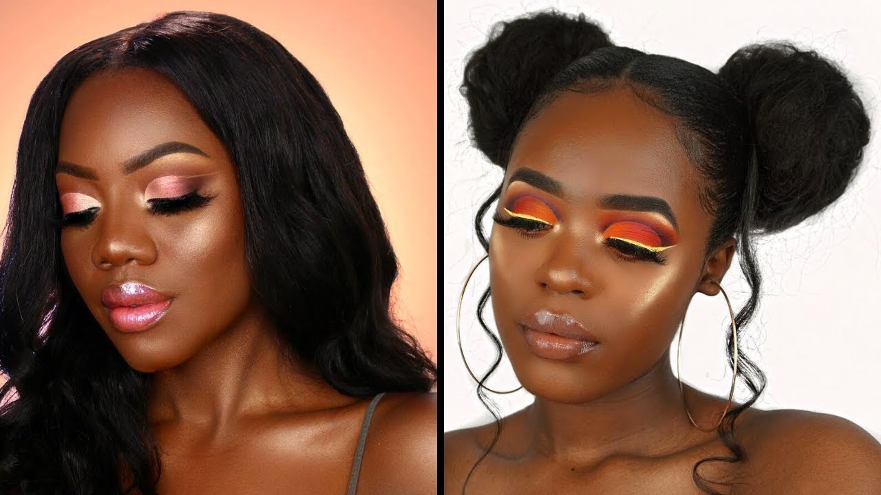 Dark Skin Makeup Tutorial 👏🏾| Easy Makeup Tutorial For Dark Skin 👩🏾💁🏾‍♀