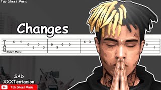 Miniatura de vídeo de "XXXTentacion - Changes Guitar Tutorial"