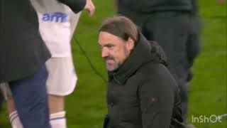 Crysencio Summerville collects MOTM award and Daniel Farke celebrates after Leeds United win!!