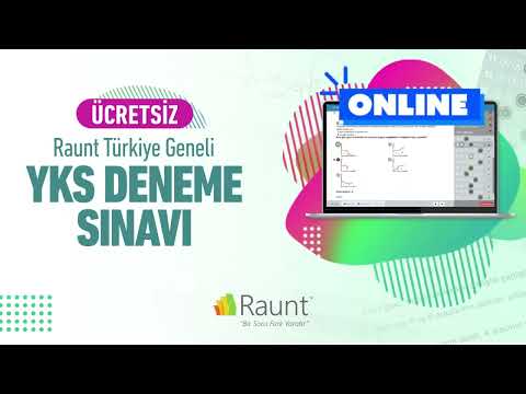 Ücretsiz Raunt Türkiye Geneli YKS Deneme Sınavı’nı kaçırma!⏰🎯