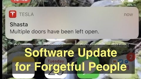 Tesla Software Update 2020.32.3
