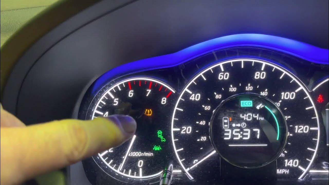 Nissan Note TPMS Warning Light Reset - YouTube