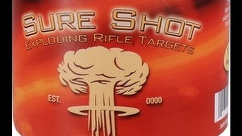 Sure Shot Exploding Rifle Target 1 lb. #1  Tannerite