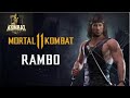 MK11 - Rambo Kombat Kast Full Character Breakdown