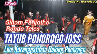 TAYUB LANGEN BEKSAN PONOROGO TERBARU 2026 Sinom Parijotho # Rondo Teles