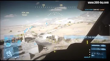 BF3 End Game - Z-11W Scout Helicopter Gameplay Tutorial "Nabandon Flats" CTF (18-2) [HD] 1080p