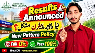 AIOU Results Announced 2026 | Spring 2026 Results Update | New Paper Pattern 2026 | The AIOU 