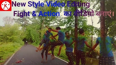 How to make Tiktok Action video editing | professional freeze  clone effect in kinemaster tutorial