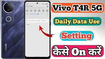 Vivo T4R 5g Daily Data Use And Data Speed Setting Kaise On Kare // How To Data Use In Vivo T4R 5g