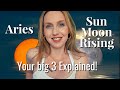ARIES Sun, Moon & Rising Sign Differences | Your BIG 3 Explained 2021 | Hannah's Elsewhere