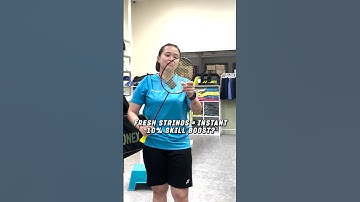 POV: You, dramatically waiting for your racquet to come back freshly strung?🎾🤣