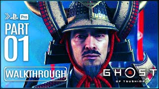 GHOST OF TSUSHIMA Gameplay Walkthrough PART 1 (No Commentary) PS4 PRO HD