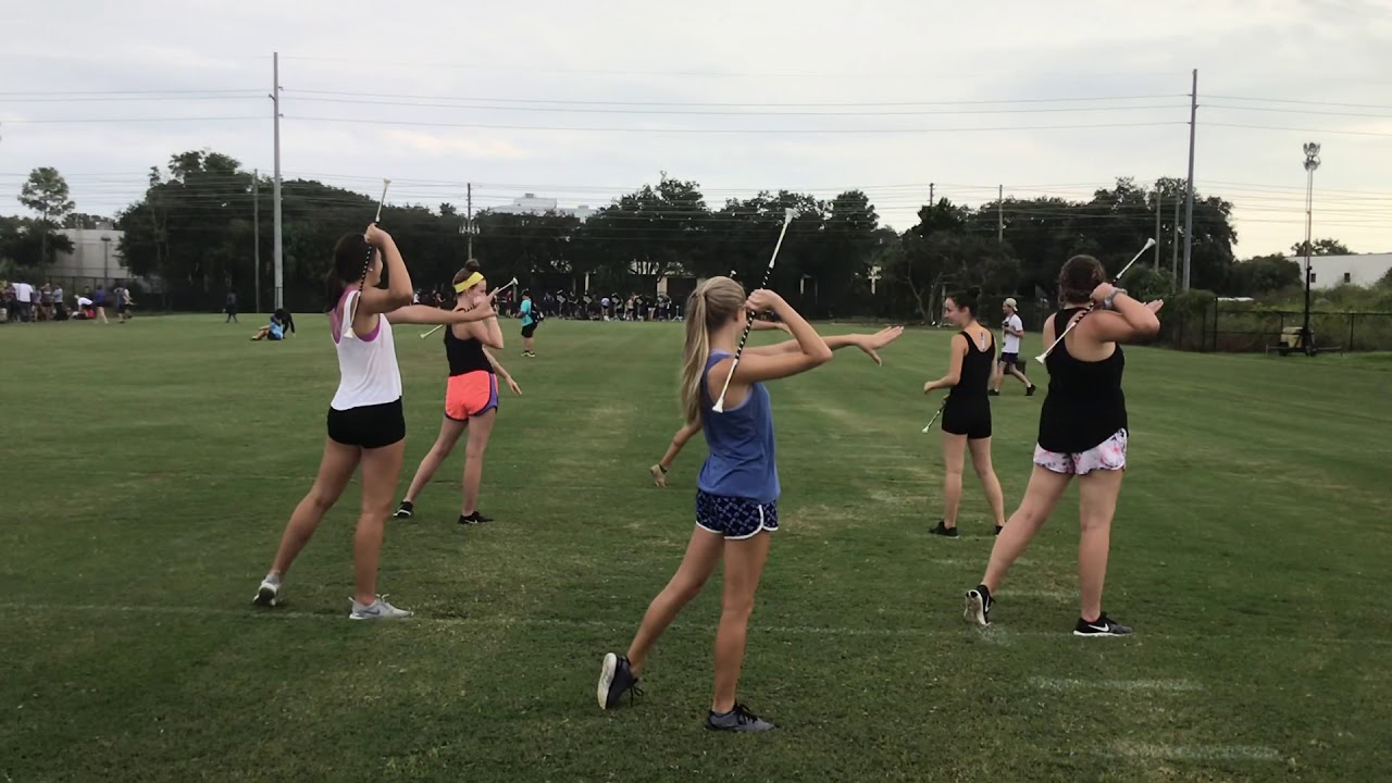 2019 UCF Majorette Day Routine (with music)