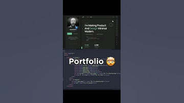 awesome portfolio website 🤯? #reels #coding #programming