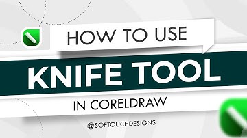 HOW TO USE KNIFE TOOL IN CORELDRAW