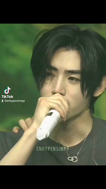 sunghoon breaking down made me cry too... his bottled up emotions exploded #enhypen #sunghoon