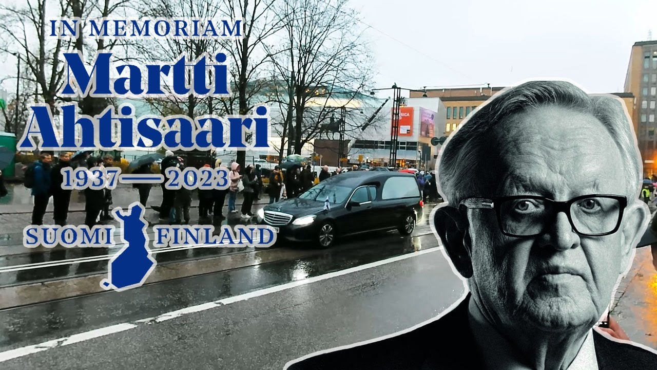 Presidentti Ahtisaaren hautajaissaattue - President Ahtisaari's Funeral procession - 10.11.2023