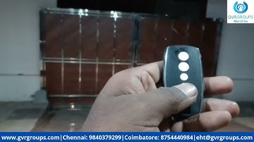 Effortless Entry: Two-Way Sliding Gate Automation Demo | GVR GROUPS