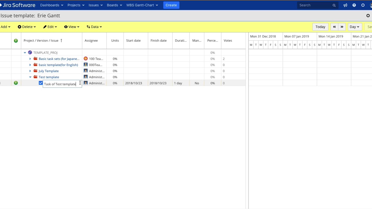 Wbs Gantt Chart Jira