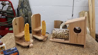 squirrel feeder corn cob style with measurements