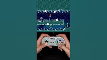 UNDERWATER BOO LEVEL - Kaizo Mario #shorts #kaizo #mario