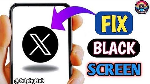 how to fix X Twitter Blank Screen Problem | X Twitter Black Screen Problem Fixed #blackscreen #blank