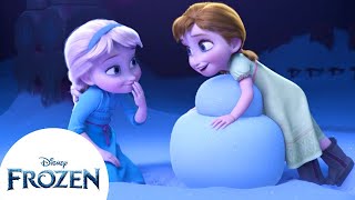 Video thumbnail of "Elsa & Anna's Snow Scenes | Frozen"