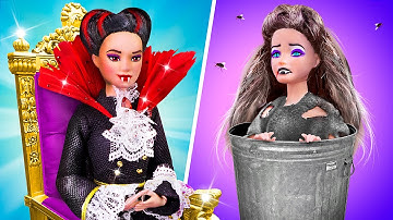 Ma Cà Rồng Giàu Có Vs Ma Cà Rồng Nghèo Rớt / 10 Mẹo Tự Làm Búp Bê Barbie