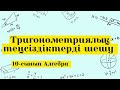 Тригонометриялық теңсіздіктерді шешу. 10-сынып Алгебра