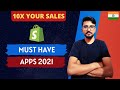 BEST APPS FOR SHOPIFY DROPSHIPPING HINDI | How to increase your shopify sales 2021