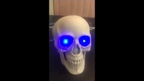 Arduino Halloween Skull with PIR Motion Sensor