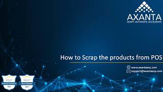 How to scrap the products from POS | Cloud ERP & Point of Sale