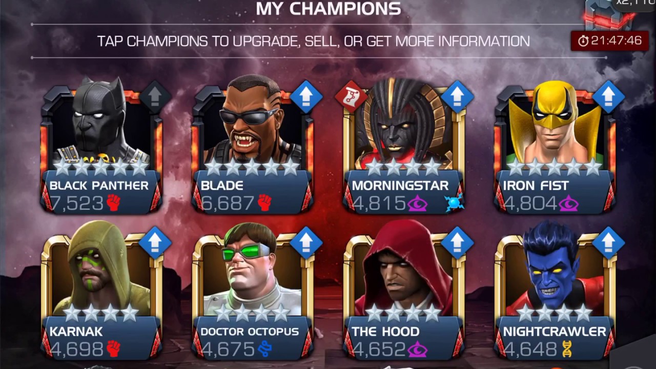 Awakening BLADE 5 Star and Rank Up to 4/55 - Marvel Contest of Champions