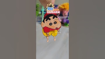 DIY Shinchan paper puppet hanging Tutorial ✨☺️#craftwithcraftyapa #shorts #art #craft #diy #handmade