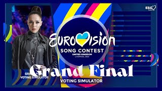 Eurovision 2023 : Voting Simulator (Grand Final)